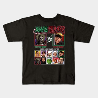 Xmas Fighter - Sticky Bandits vs Wet Bandits Kids T-Shirt